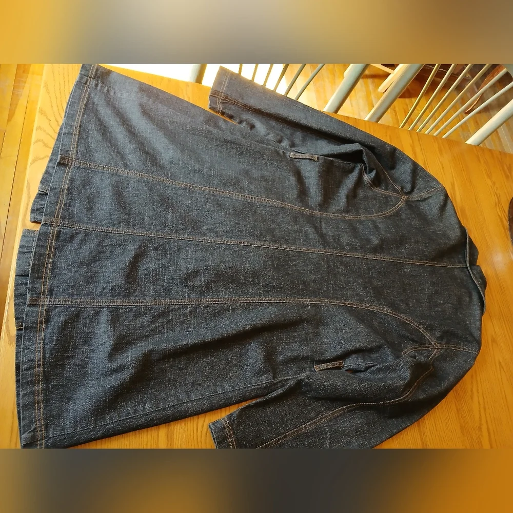 Handmade Jean Coat size XLarge - Picture 3 of 6